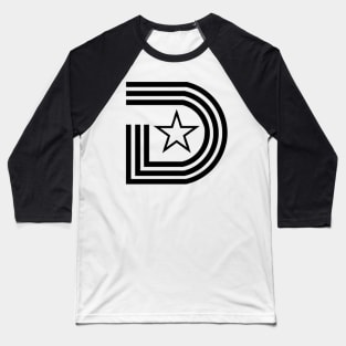 Triple D Black (Various Colors Available) Baseball T-Shirt